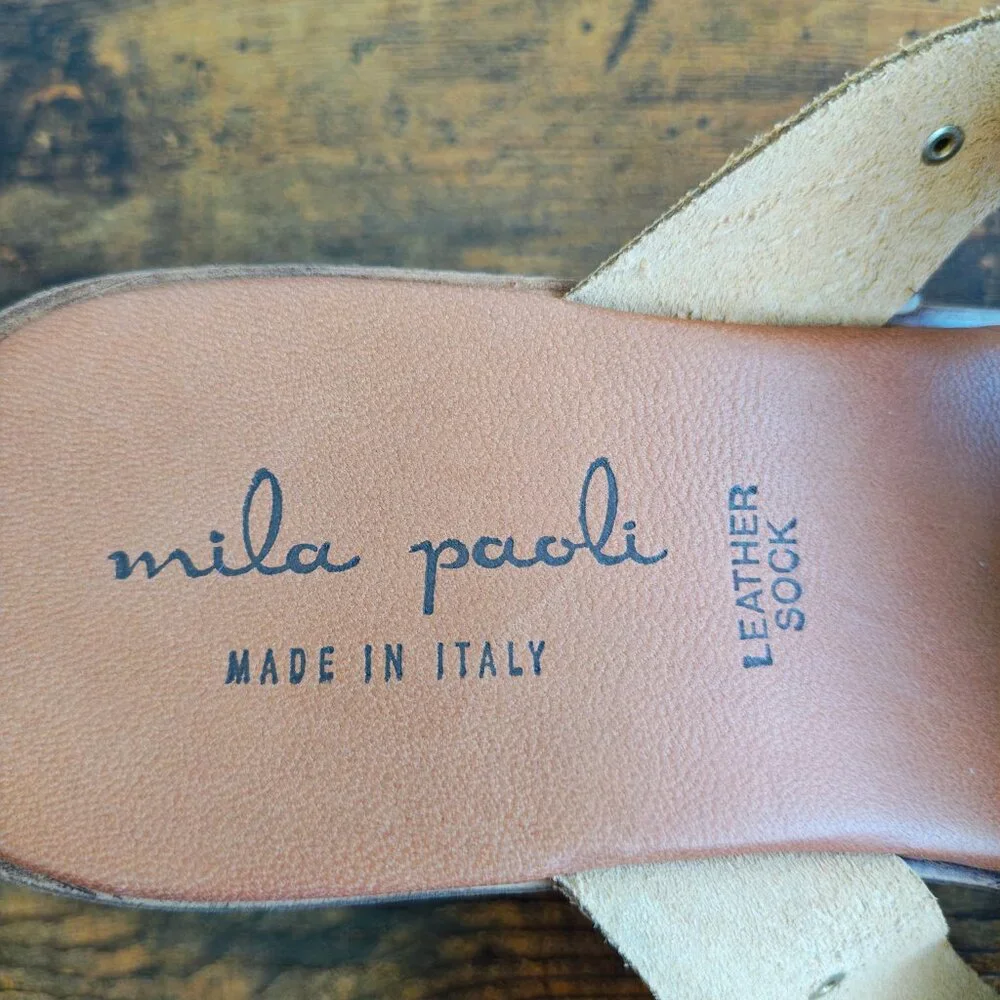 MILA PAOLI Studded Leather Sandals - Picture 10 of 10